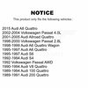 Kugel Front Rear Wheel Bearing Kit For Volkswagen Passat Audi Allroad Quattro A6 A8 S6 S4 200 K70-101721